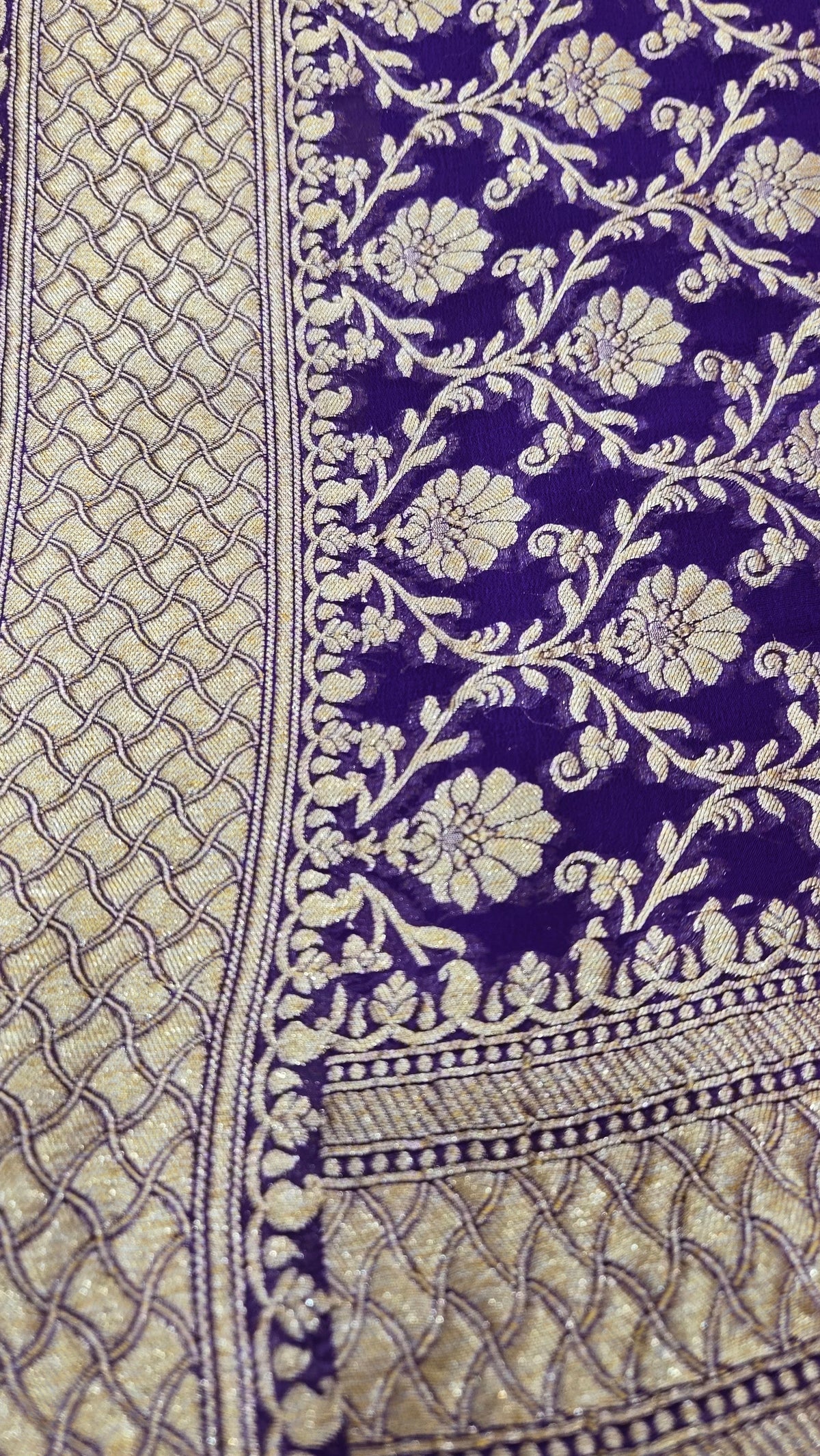 Khaddi Banarasi Georgette Saree