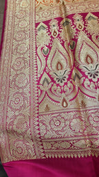 Orange Pure Banarasi Saree
